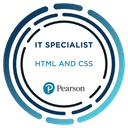 IT Specialist - HTML and CSS badge